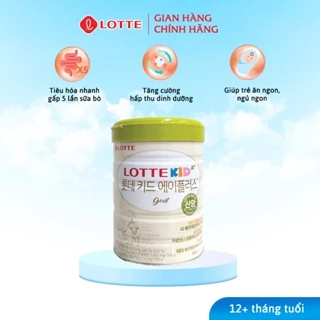 Sữa Dê Bổ Sung Canxi Giúp Phát Triển Chiều Cao Lotte Kid A+ Hàn Quốc - Sữa Bột Giúp Phát Triển Chiều Cao & Trí Não