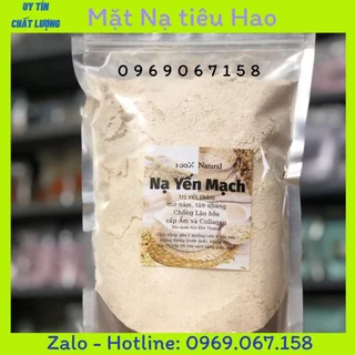 1000g mặt nạ bột yến mạch nguyên chất handmede