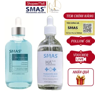 Serum SMAS Pro Vitamin B5 Hydra, Serum HA cấp ẩm phục hồi da, căng bóng sáng da