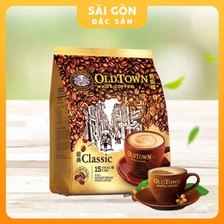 Cà phê OldTown White Coffee Cà Phê Trắng Malaysia Vị Classic Hàng Nội Địa 15 Gói x 40 G SÀI GÒN ĐẶC SẢN
