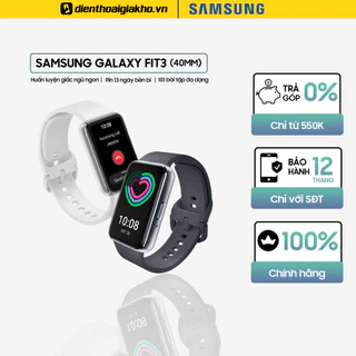 Đồng Hồ Samsung Galaxy Fit 3 40mm Bluetooth - Fit3 Series - Hàng Chính Hãng, Bảo Hành 12 Tháng