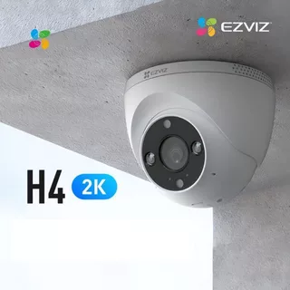 Camera Wifi EZVIZ H4 3MP 2K Dome, Đàm Thoại 2 Chiều, Có Màu Ban Đêm, Tích Hợp Còi Đèn Cảnh Báo, Bảo Hành 2 Năm