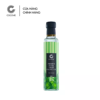 Dầu Dừa Ép Lạnh Tinh Khiết Thượng Hạng Cocovie bổ sung nguồn dinh dưỡng cho cơ thể 260ml