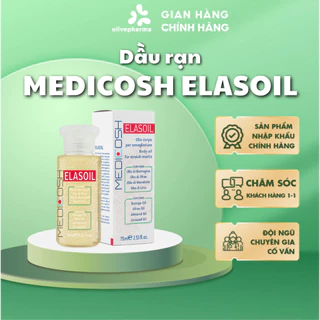 Olive Pharma Chính Hãng - Medicosh Elasoil - Dầu hỗ trợ trị rạn da và ngăn ngừa vết rạn