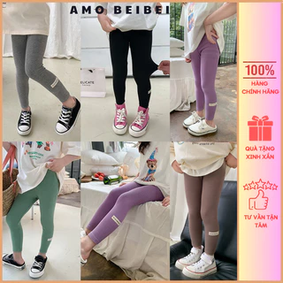 (032306) Quần legging bé gái Ambb.kids, chất vải thun tăm cao cấp, co giãn thoải mái, có 6 màu xinh xắn.