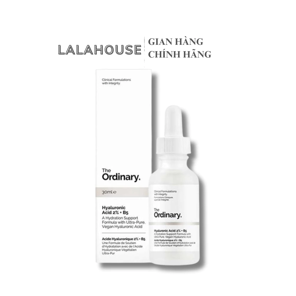 Serum dưỡng ẩm phục hồi da The Ordinary Hyaluronic acid 2% + B5 30ml