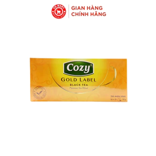 Trà túi lọc Cozy nhãn vàng 50G (25 gói x 2G)