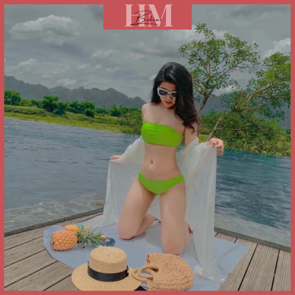 Bikini nữ đồ bơi đi biển 2 mảnh cúp ngực
