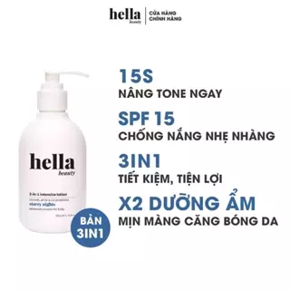 Kem Dưỡng Da body 3in1 Hella Beauty Starry night 200g