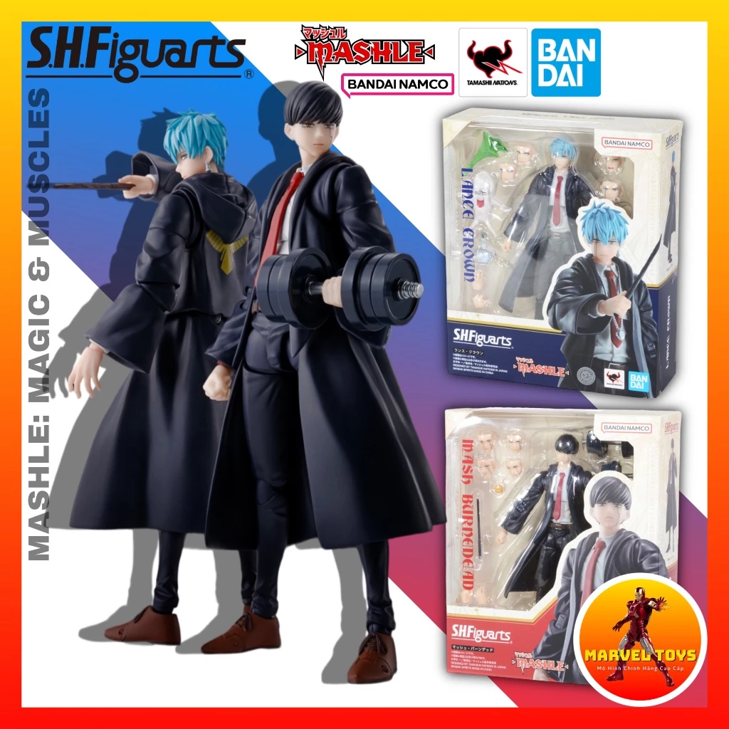 [HÀNG SẴN - HOẢ TỐC] Mô Hình Chính Hãng Bandai SHF SHFiguarts MASHLE Magic And Muscles 1/12 Có Khớp Động (R)