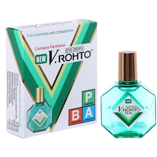 Nhỏ mắt V.Rohto New màu xanh lá (chai 13ml)