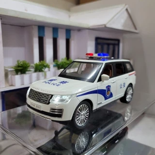 Mô hình xe cảnh sát Range Rover Police tỉ lệ 1:24 có còi hú và đèn chuyên dụng