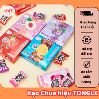 Kẹo Siêu Chua Vị Trái Cây TONGLE Hộp 7 Viên Siêu Ngon - Chị7FOOD