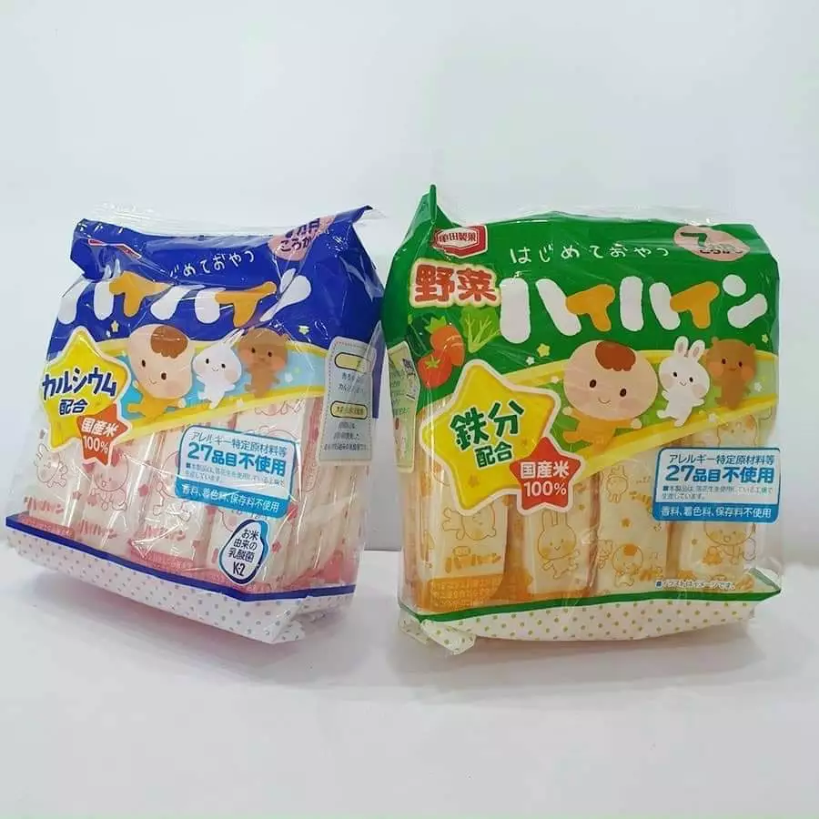 [Lẻ 1 gói] Bánh gạo tươi Hainhain Nhật cho bé từ 7m