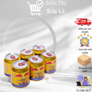 Lốc 6 Lon 250ml Bò Húc Redbull Thái Lan