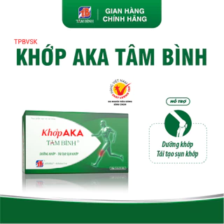 Viên khớp AKA Tâm Bình - Hỗ trợ dưỡng khớp, tái tạo sụn khớp hộp 5 vỉ x 12