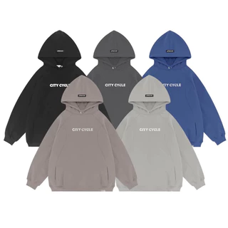 Áo Hoodie Nỉ Bông Space City Cycle - Áo Local Brand Unisex Form Rộng Chất Đẹp