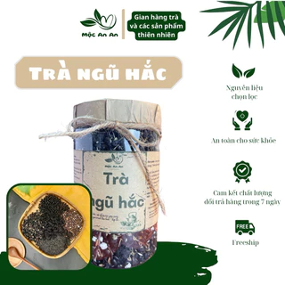 Trà Ngũ Hắc Mộc An An _ Kích thích mọc tóc_ Giữ dáng đẹp da_500g ( dạng hũ và túi lọc tiện dụng)