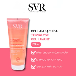 Sữa Rửa Mặt SVR Cho Da Khô Và Nhạy Cảm TOPIALYSE Gel Lavant 200ml - Chai Hồng