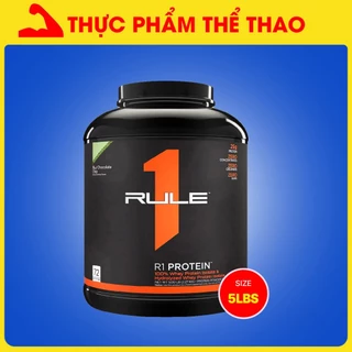 Sữa Whey Protein Isolate Tăng Cơ Giảm Mỡ RULE 1 5lbs (2.3Kg) Nhiều Hương Vị - Hàng Chính Hãng