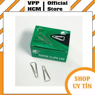 1 hộp Kẹp Giấy C62, Kẹp Tam Giác, Kẹp Chữ A