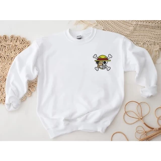 Áo thêu One Piece trái ngực, Áo thêu Luffy, Áo thêu chất lượng tốt - TEEMON Official Store