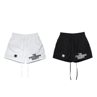 [FREE SHIP] Quần short Stressmama logo thêu vải dù nhăn dày cao cấp , thoáng hút mồ hôi