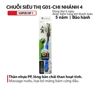 Bàn chải đánh răng bosi  than tre hoạt tính mềm mại sợi dai, vệ sinh răng miệng