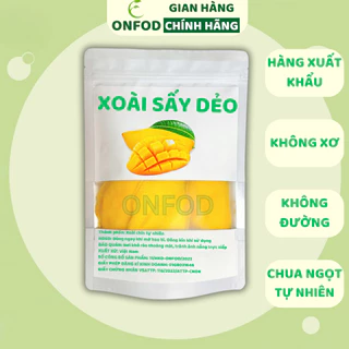 Xoài sấy dẻo ONFOD hoa quả trái cây sấy tốt cho người ăn kiêng giảm cân ăn vặt 100g 200g 300g 400g 1kg