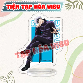 Mô hình Standee Tượng Bằng Acrylic Jujutsu Kaisen Nhân Vật Gojo Itadori Yuji Geto Nanami Nobara Anime Manga Wibu M166