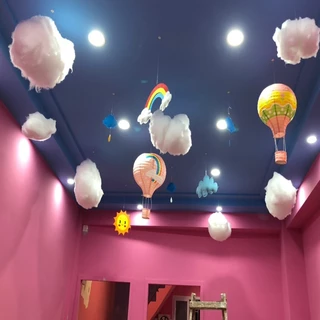 (BÔNG GÒN ĐỦ SIZE) BÔNG GÒN ĐÁM MÂY trang trí decor chụp ảnh Studio, decor phòng ngủ chill chill