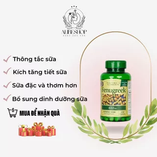 Lợi sữa Fenugreek thông tắc tăng tiết sữa tăng cường đề kháng cho phụ nữ sau sinh