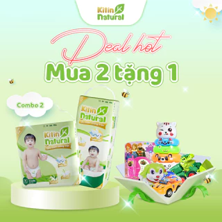 [DEAL HOT] MUA 2 TẶNG 1 - Combo 2 bịch Kitin Natural tã dán kháng khuẩn, chống hăm