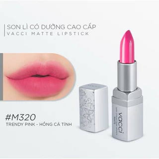 (Thanh lý quà trung minigame chính hãng) SON LÌ VACCI CAO CẤP LÂU PHAI - VACCI LIPSTICK MATTE