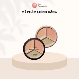 Che Khuyết Điểm The Saem Cover Perfection Triple Pot Concealer