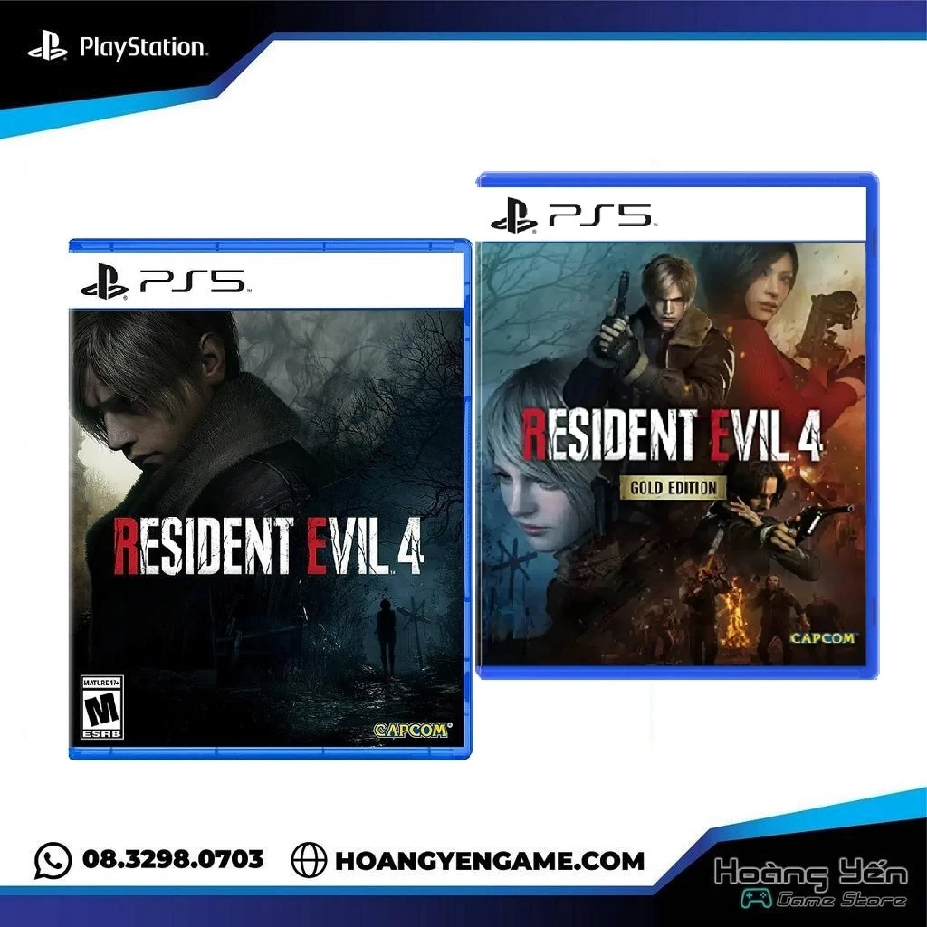 Đĩa Game Resident Evil 4 Remake PS5