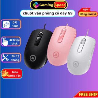 Chuột máy tính có dây YINDIAO G9 giá rẻ DPI 1200 chơi game làm việc văn phòng laptop PC