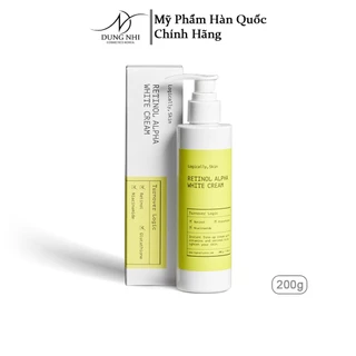 Kem Dưỡng Trắng body Logically, skin Retinol Alpha White Cream 200ml bật tone và lưu hương thơm dịu nhẹ trên da