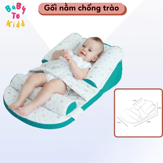 Gối chống trào ngược cho bé, đệm gối chống trào và định hình tư thế ngủ cho bé cao cấp MK23-052