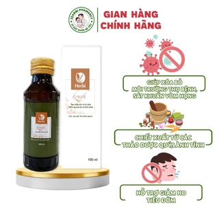 Siro ho thảo dược Herbi Kough - Zeambi 100ml cho trẻ từ 6 tháng