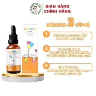 Vitamin Tổng Hợp Zeambi - 30ml - Tăng đề kháng - Cải Thiện biếng Ăn