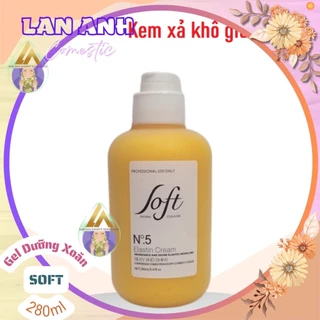 Kem dưỡng xoăn Soft 280ml Gel bóp xoăn Gel dưỡng tóc uốn giữ nếp tóc xoăn chính hãng