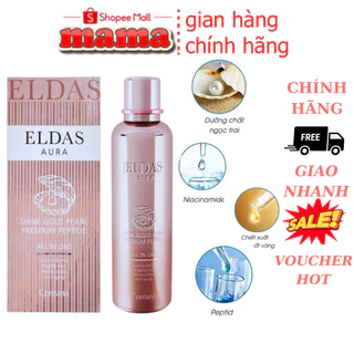 Serum tế bào gốc dưỡng trắng, căng bóng da Coreana Eldas Aura 100ml