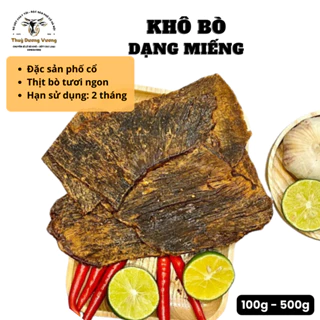 Khô bò miếng nhà làm thơm ngon, an toàn nhiều đạm ít chất béo 100-500gr Dương Vương