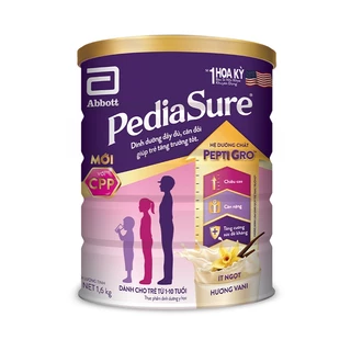 Sữa bột Pediasure 1.6kg hương vani