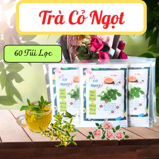 TRÀ CỎ NGỌT - 60 Túi Lọc, Giảm cân, giảm mụn, cải thiện tiểu đường, chuyên dùng cho uống trà