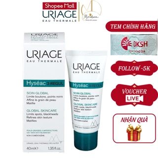 Kem dưỡng Uriage Hyseac 3- Regul Soin Global giảm mụn đỏ, kiềm dầu, thu nhỏ lỗ chân lông 40ml