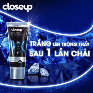 Kem Đánh Răng Closeup Dạng Gel Trắng Răng Diamond Attraction Ngay Sau 1 Lần Chải 100G/Tuýp