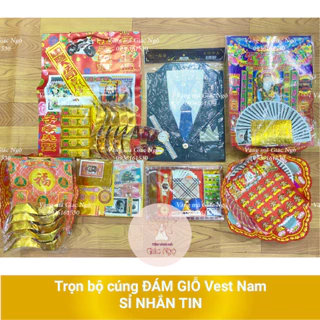 Trọn bộ cúng đám giỗ đầy đủ - Vàng mã Giác Ngộ