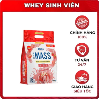 [Chính hãng] Sữa tăng cân, tăng cơ Applied Critical Mass Original, 6KG (25 Servings) nhập khẩu Anh phân phối